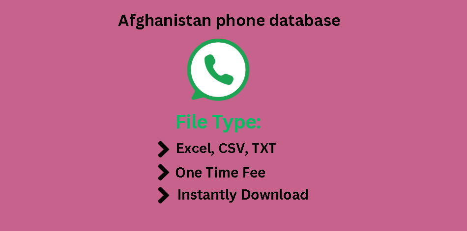 Afghanistan phone database