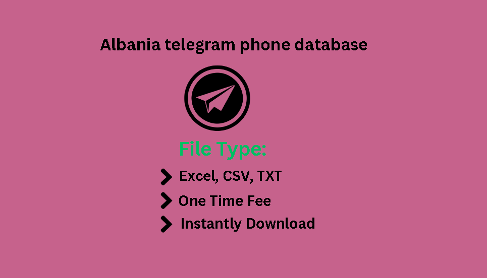 Albania telegram phone database