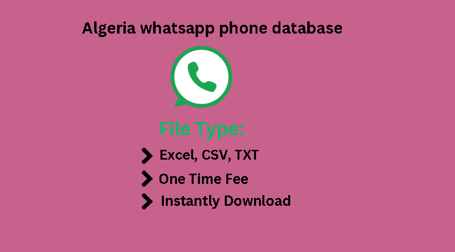 Algeria whatsapp phone database