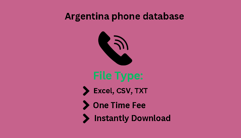 Argentina phone database