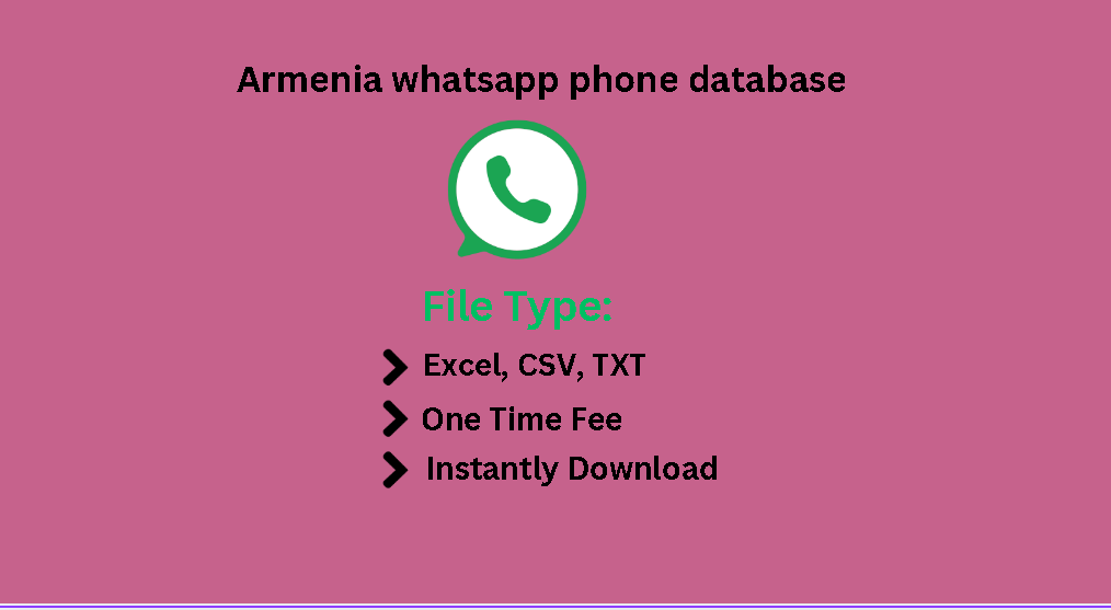 Armenia whatsapp phone database