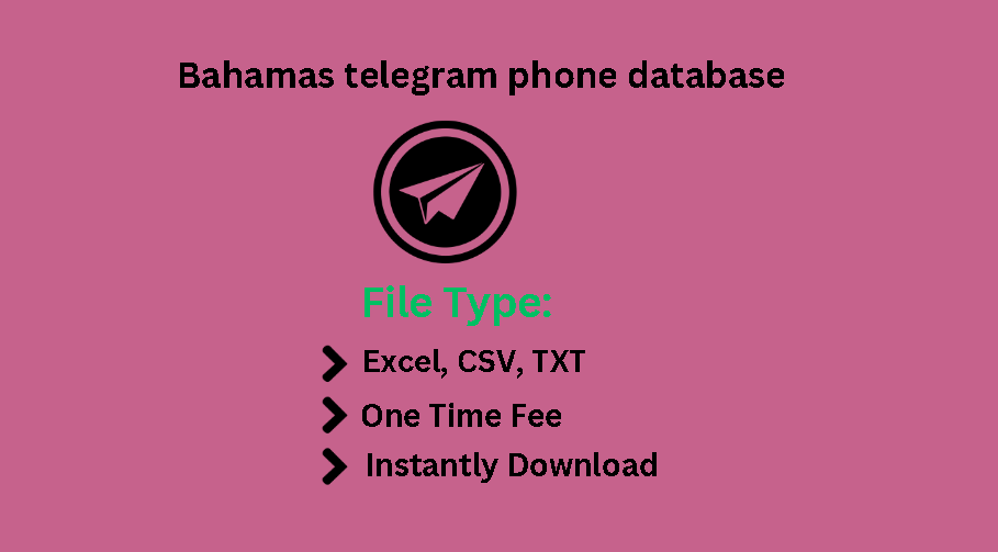 Bahamas telegram phone database