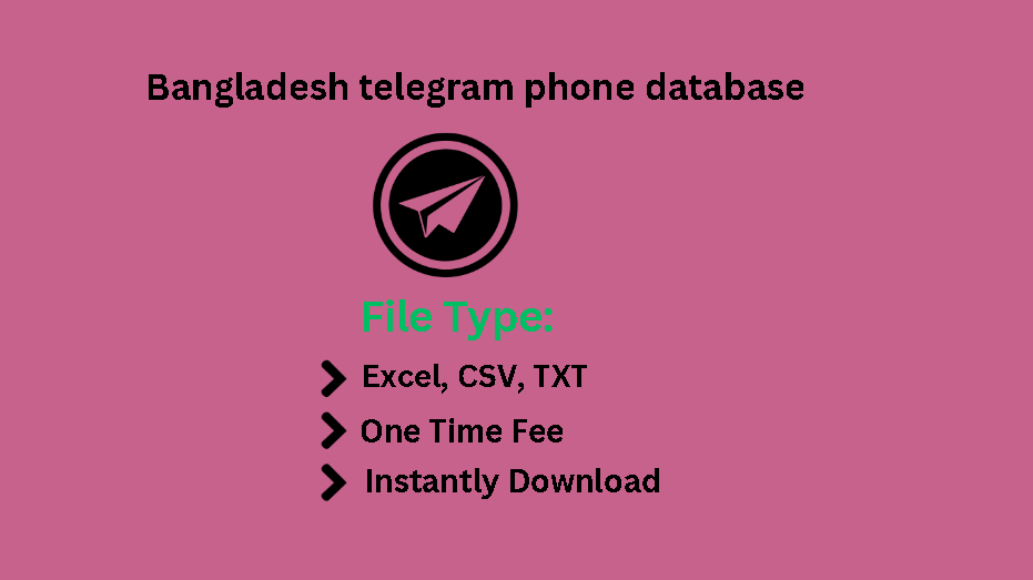 Bangladesh telegram phone database