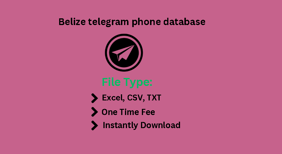 Belize telegram phone database