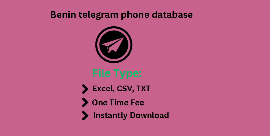 Benin telegram phone database