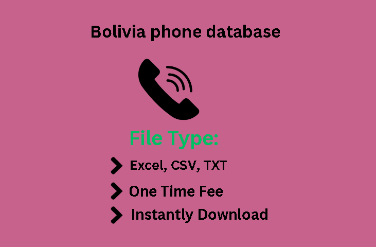 Bolivia phone database