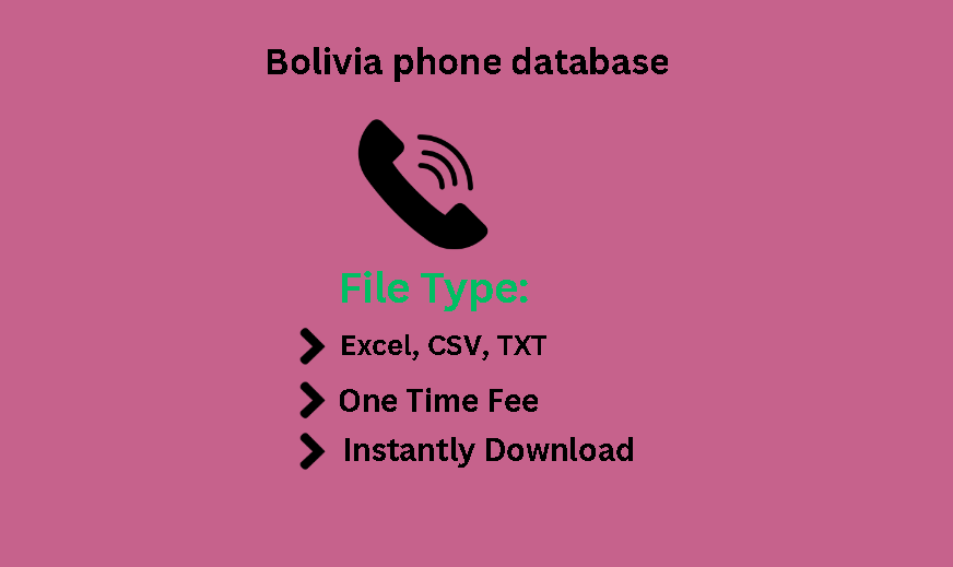 Bolivia phone database