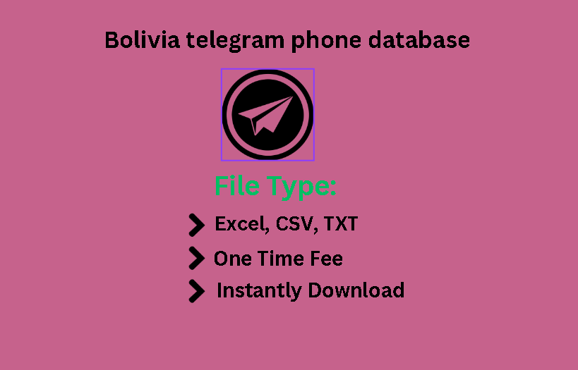 Bolivia telegram phone database