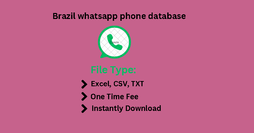 Brazil whatsapp phone database