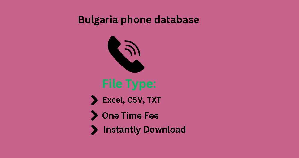 Bulgaria phone database