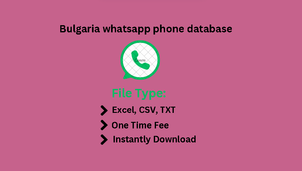 Bulgaria whatsapp phone database