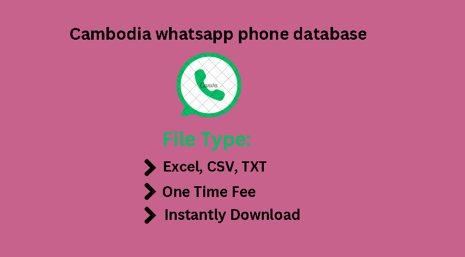 Cambodia whatsapp phone database