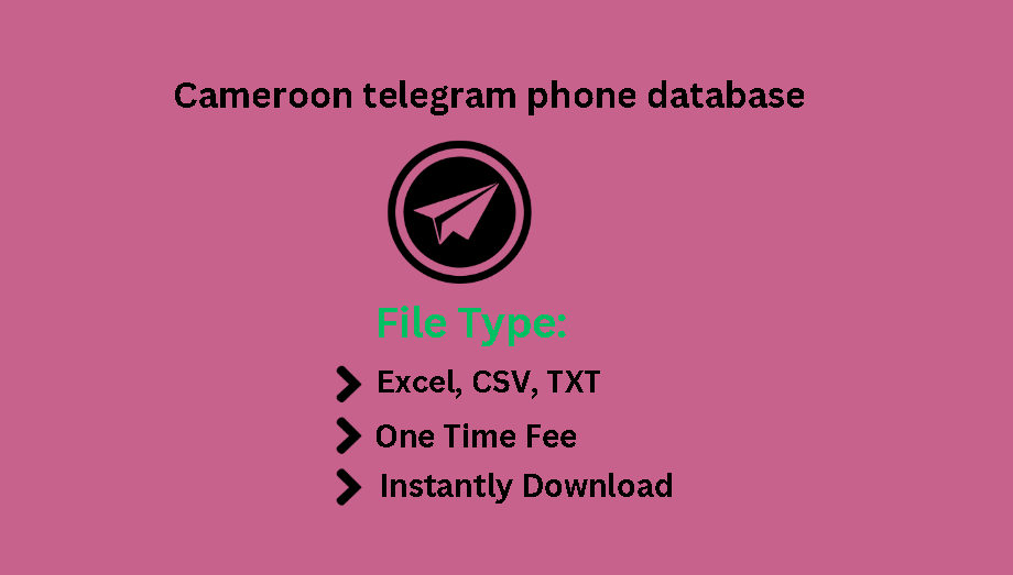 Cameroon telegram phone database