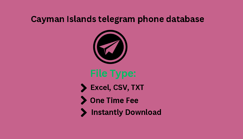 Cayman Islands telegram phone database