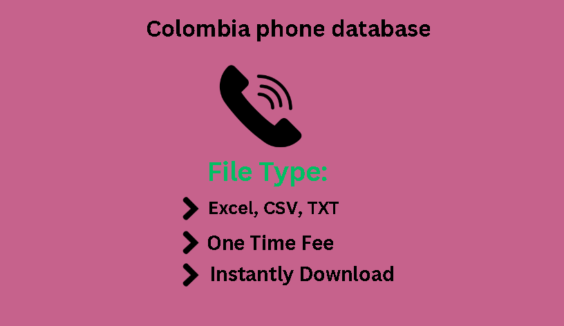 Colombia phone database