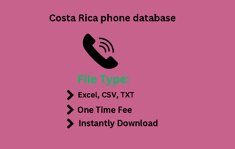 Costa Rica phone database