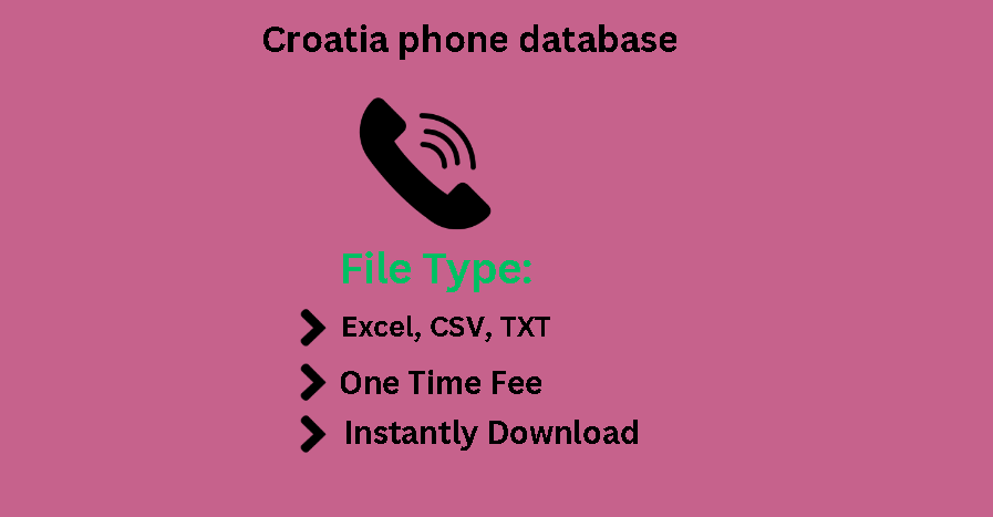 Croatia phone database