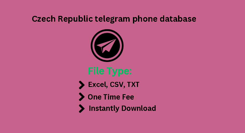 Czech Republic telegram phone database