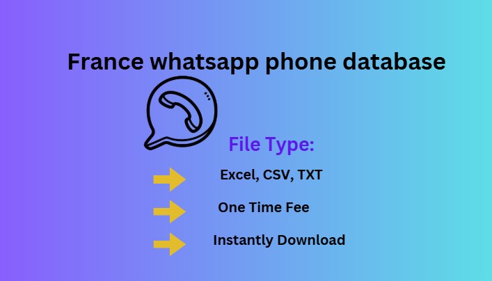 France whatsapp phone database