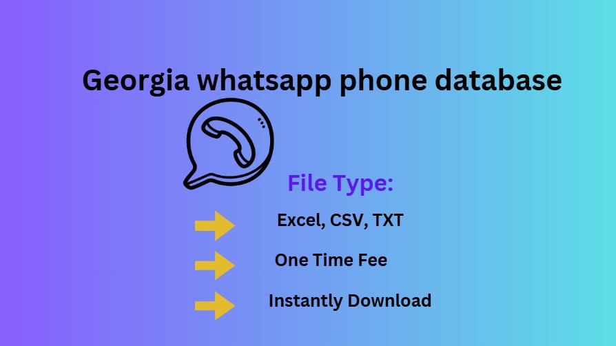 Georgia whatsapp phone database