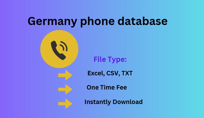 Germany phone database