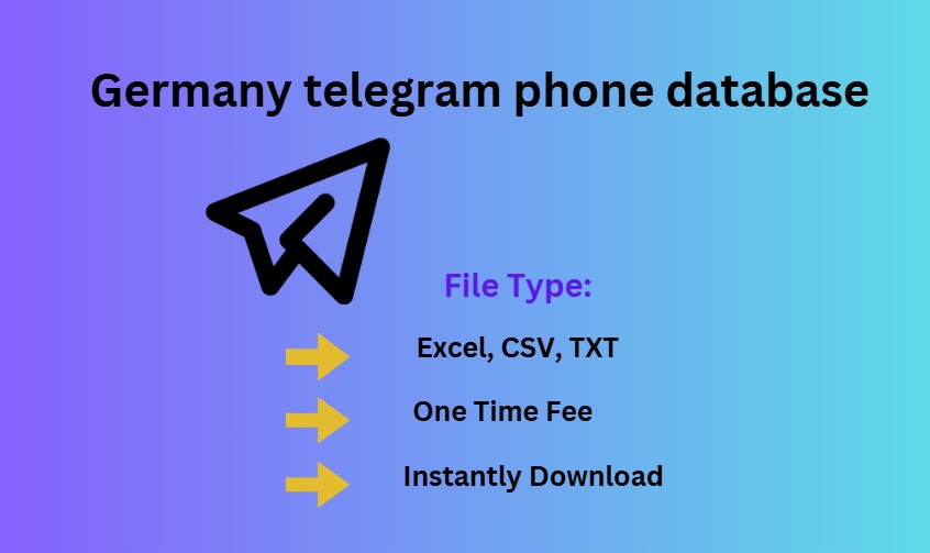 Germany telegram phone database