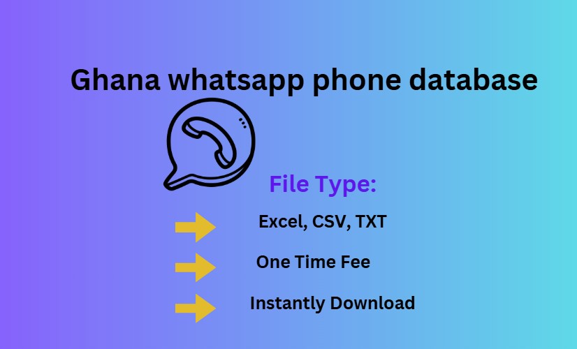 Ghana whatsapp phone database