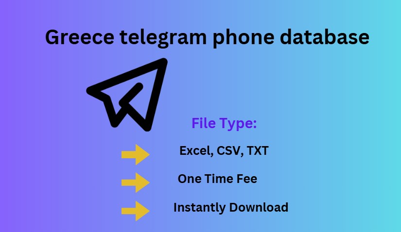 Greece telegram phone database