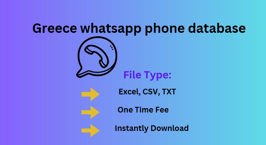 Greece whatsapp phone database