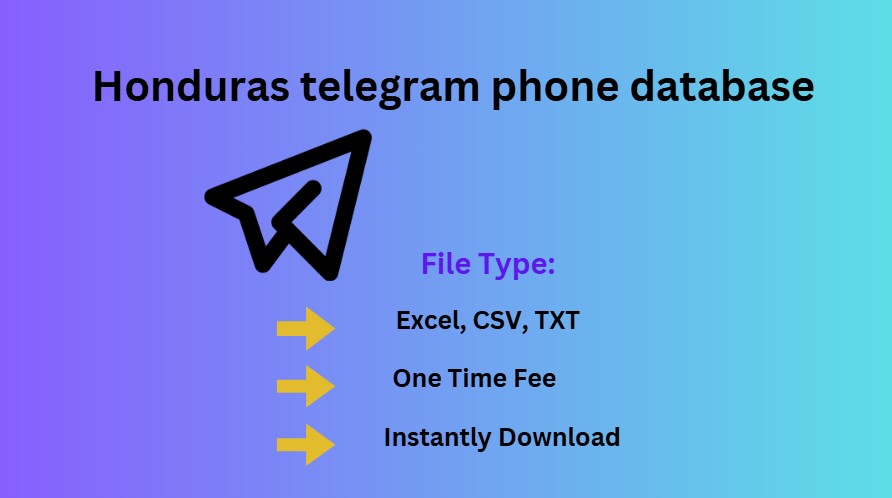 Honduras telegram phone database