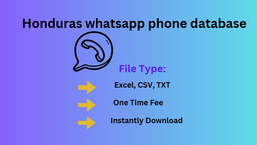 Honduras whatsapp phone database