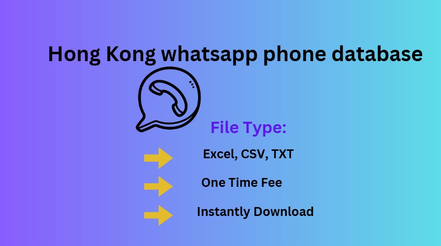 Hong Kong whatsapp phone database