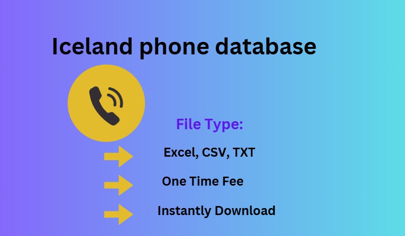 Iceland phone database