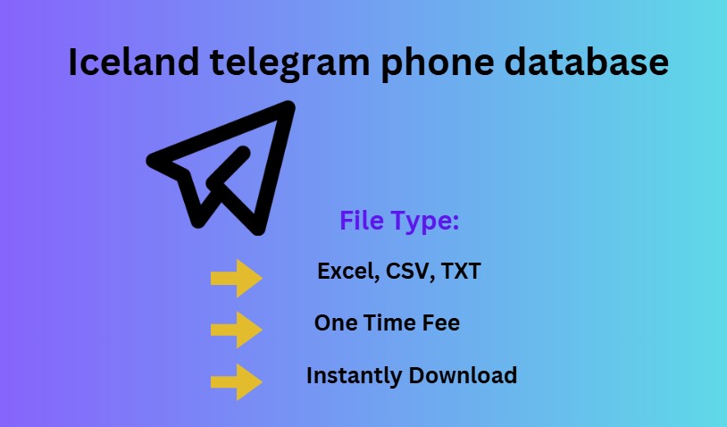 Iceland telegram phone database