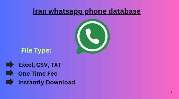 Iran whatsapp phone database