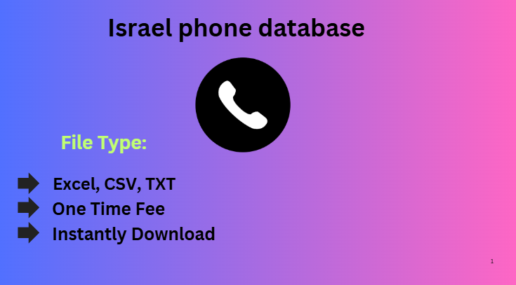 Israel phone database