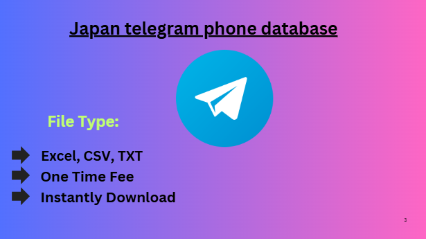 Japan telegram phone database