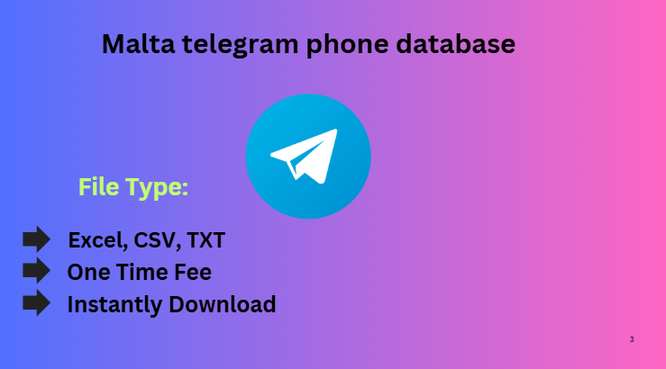 Malta telegram phone database