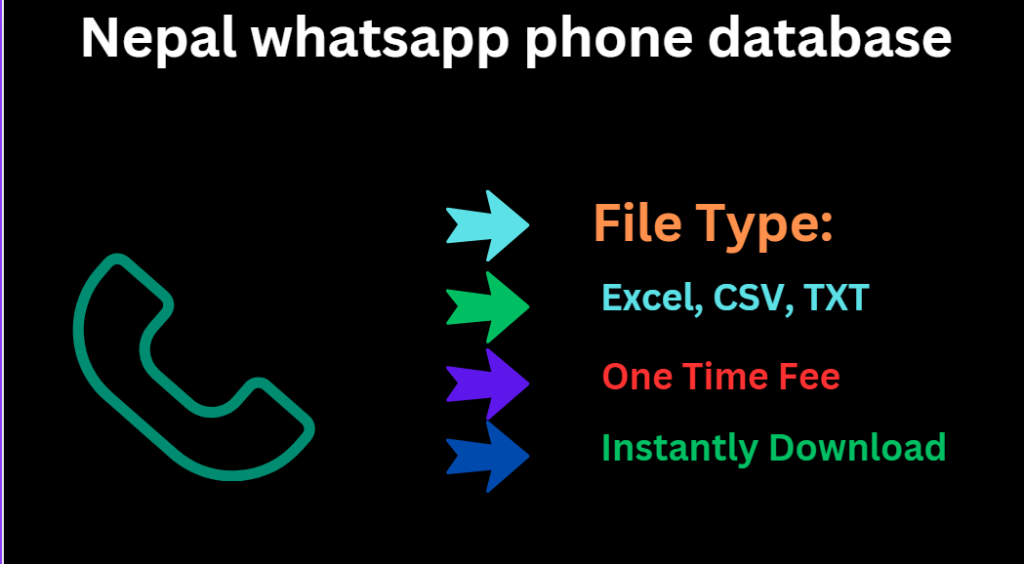 Nepal whatsapp phone database