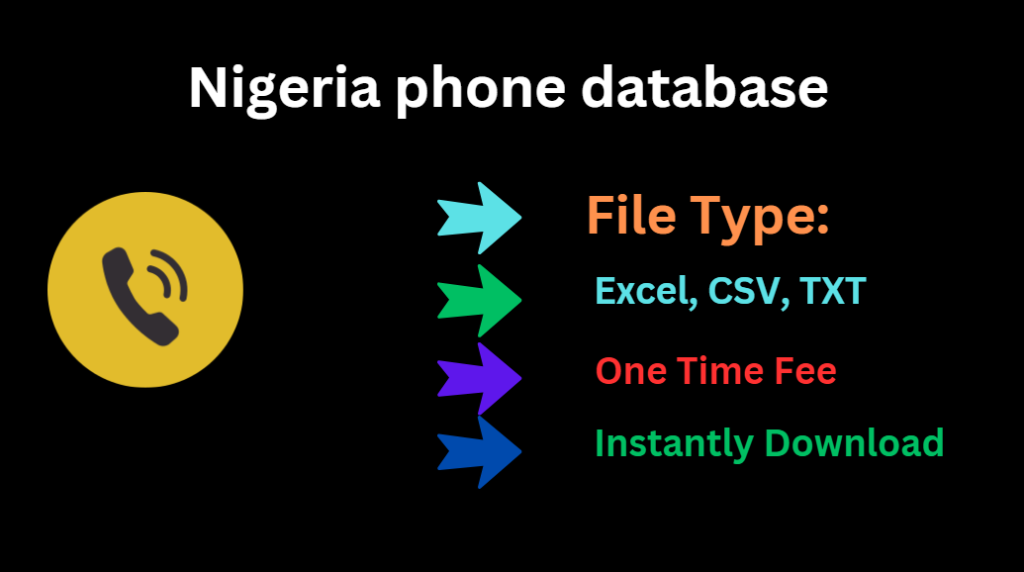 Nigeria phone database