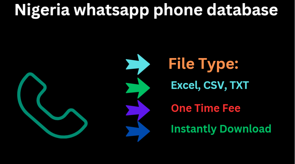 Nigeria whatsapp phone database