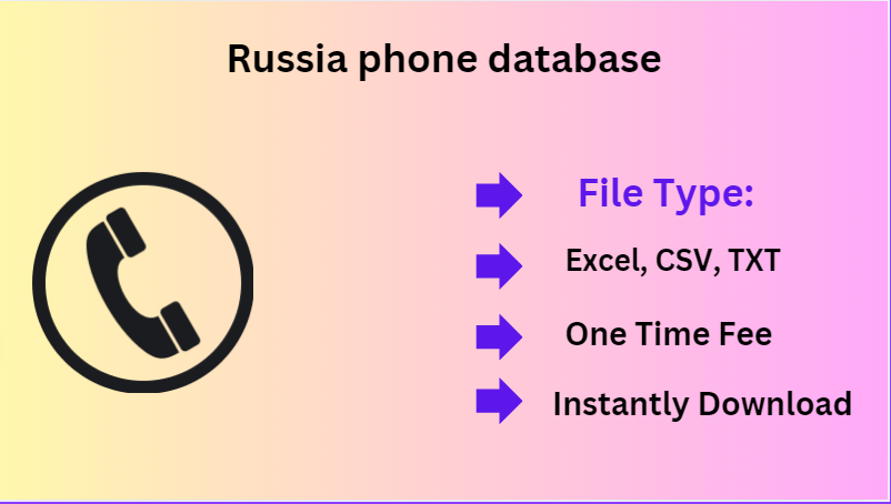 Russia phone database