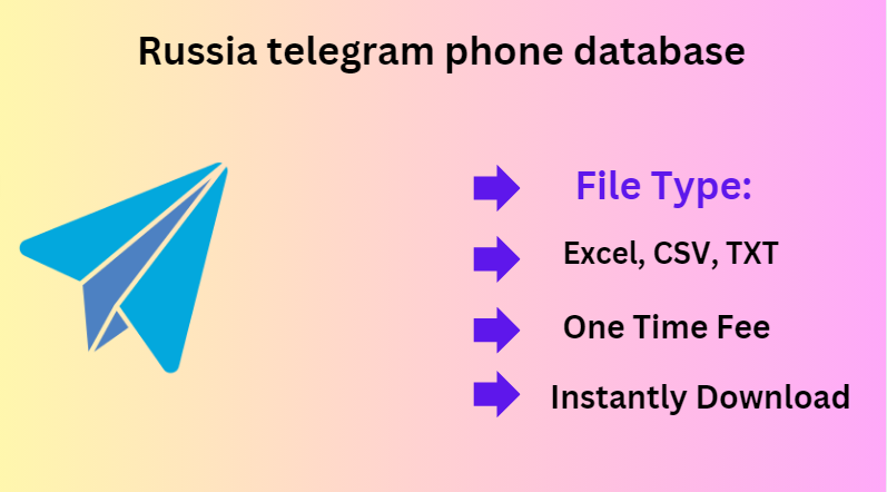 Russia telegram phone database