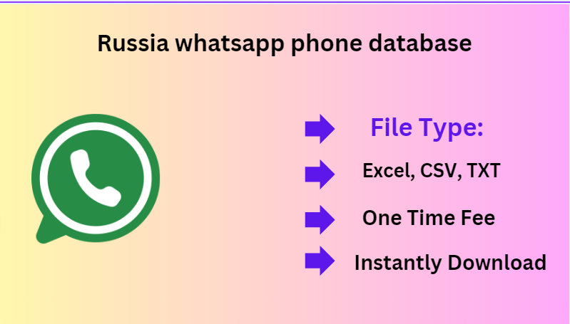 Russia whatsapp phone database