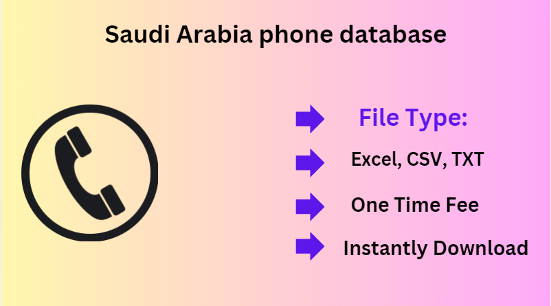 Saudi Arabia phone database