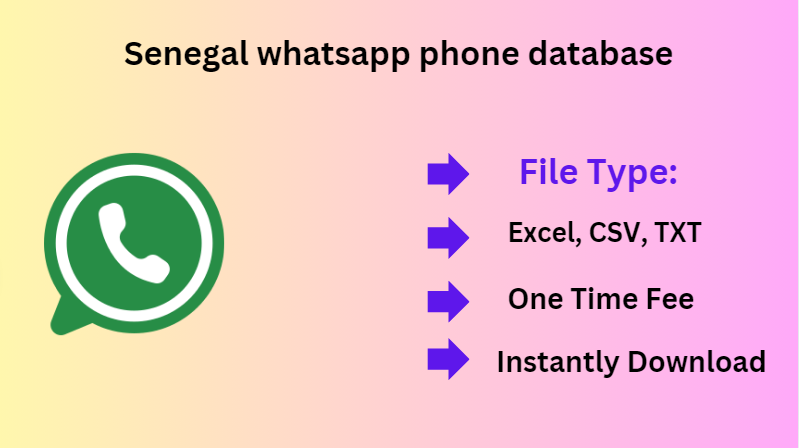 Senegal whatsapp phone database