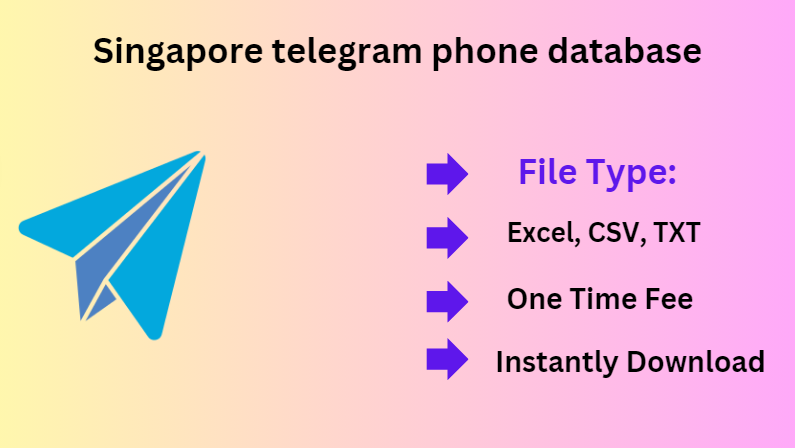 Singapore telegram phone database