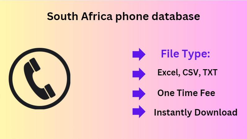 South Africa phone database