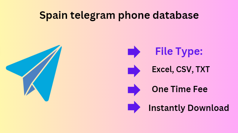 Spain telegram phone database