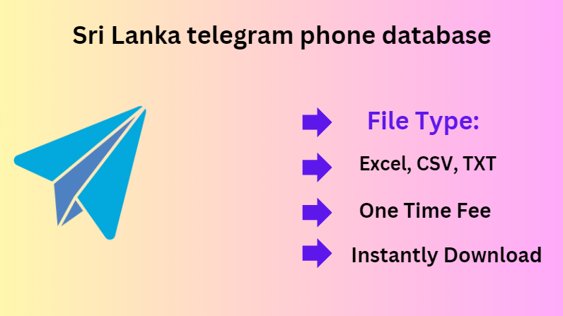 Sri Lanka telegram phone database